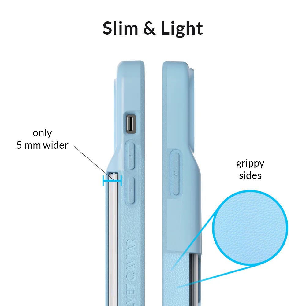 Light Blue iPhone Wallet Case - Image 117