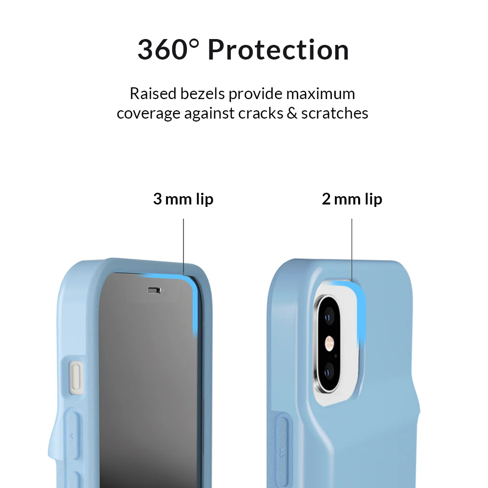 Light Blue iPhone Wallet Case - Image 15