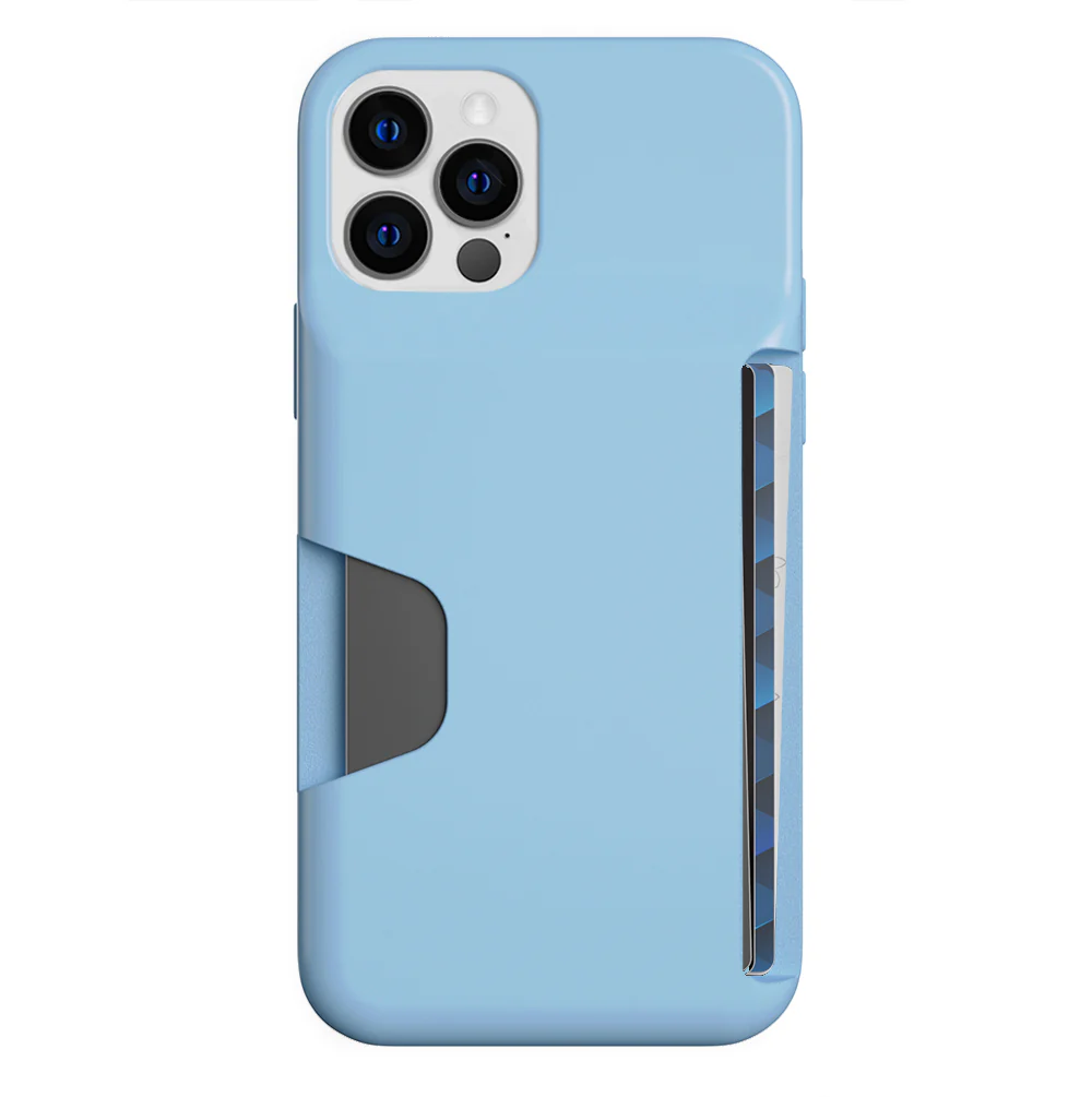 Light Blue iPhone Wallet Case - Image 40