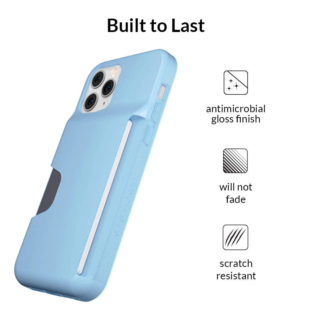 Light Blue iPhone Wallet Case - Image 47
