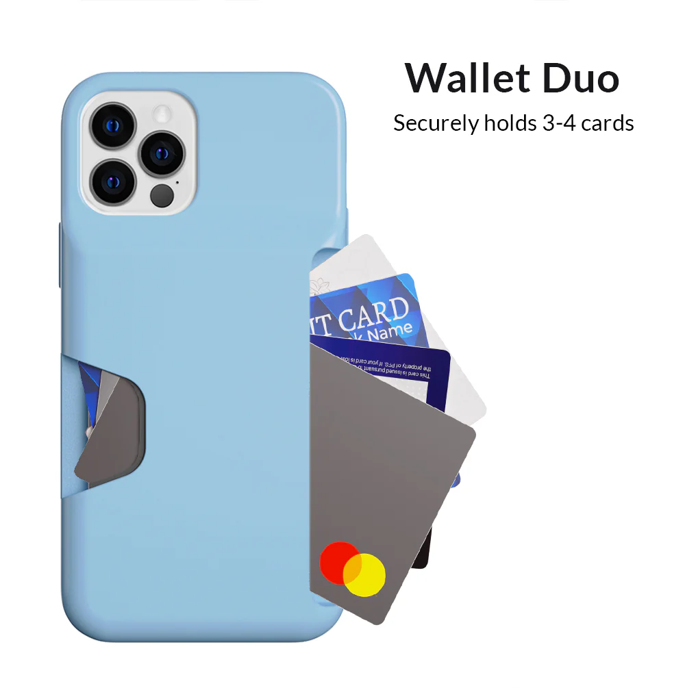 Light Blue iPhone Wallet Case - Image 51
