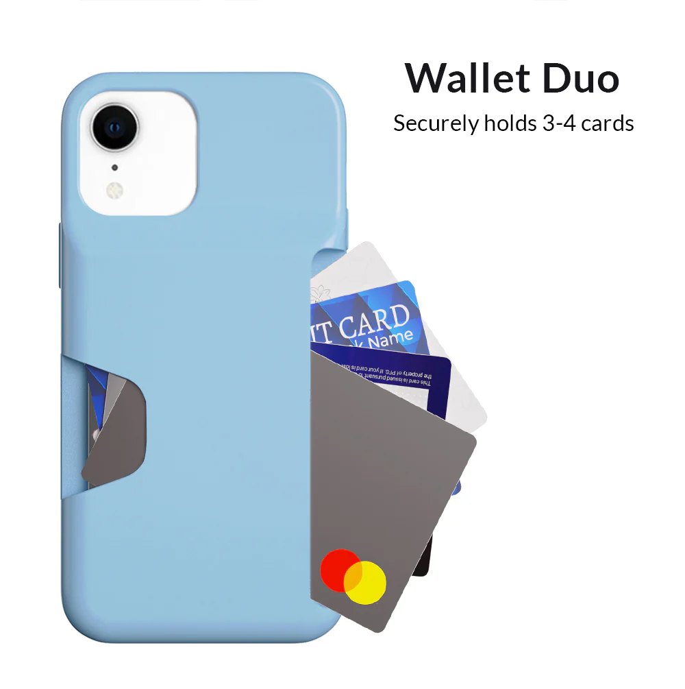 Light Blue iPhone Wallet Case - Image 67