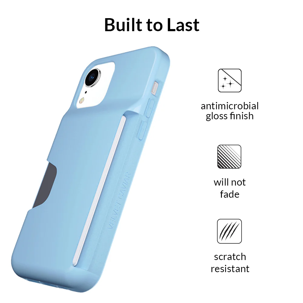 Light Blue iPhone Wallet Case - Image 72