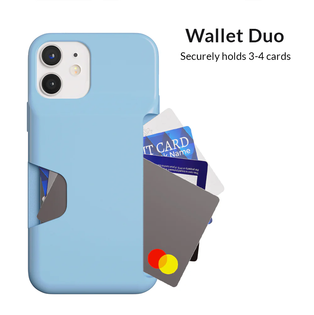 Light Blue iPhone Wallet Case - Image 75