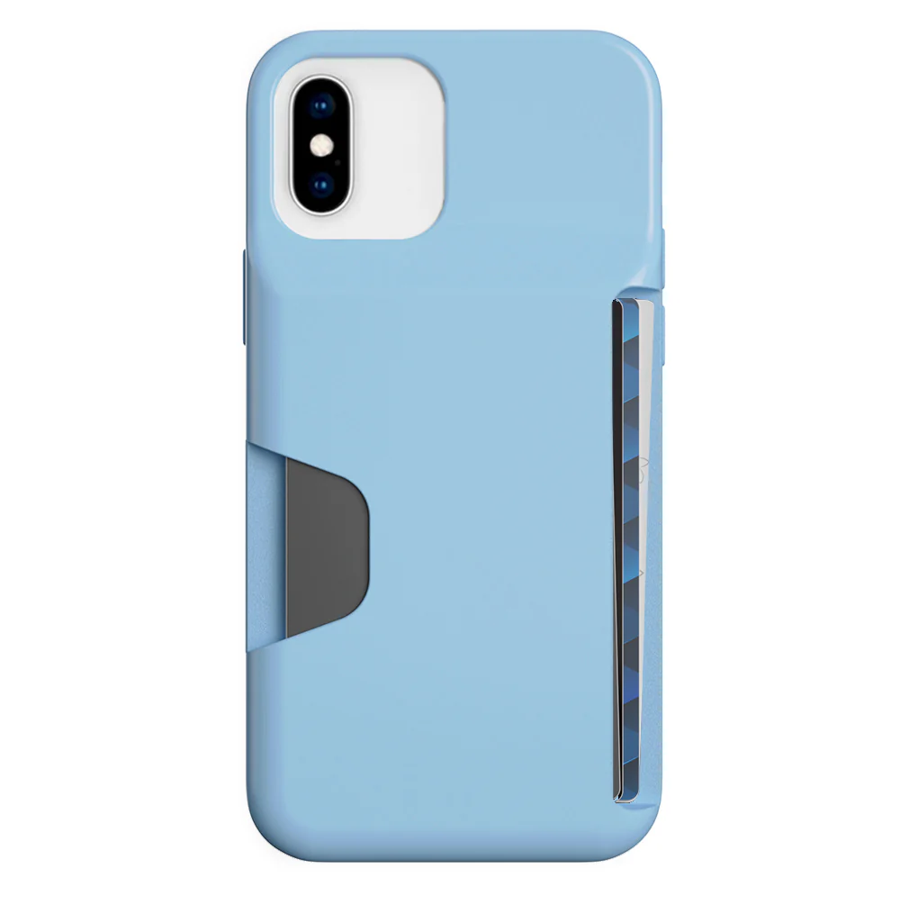 Light Blue iPhone Wallet Case - Image 9