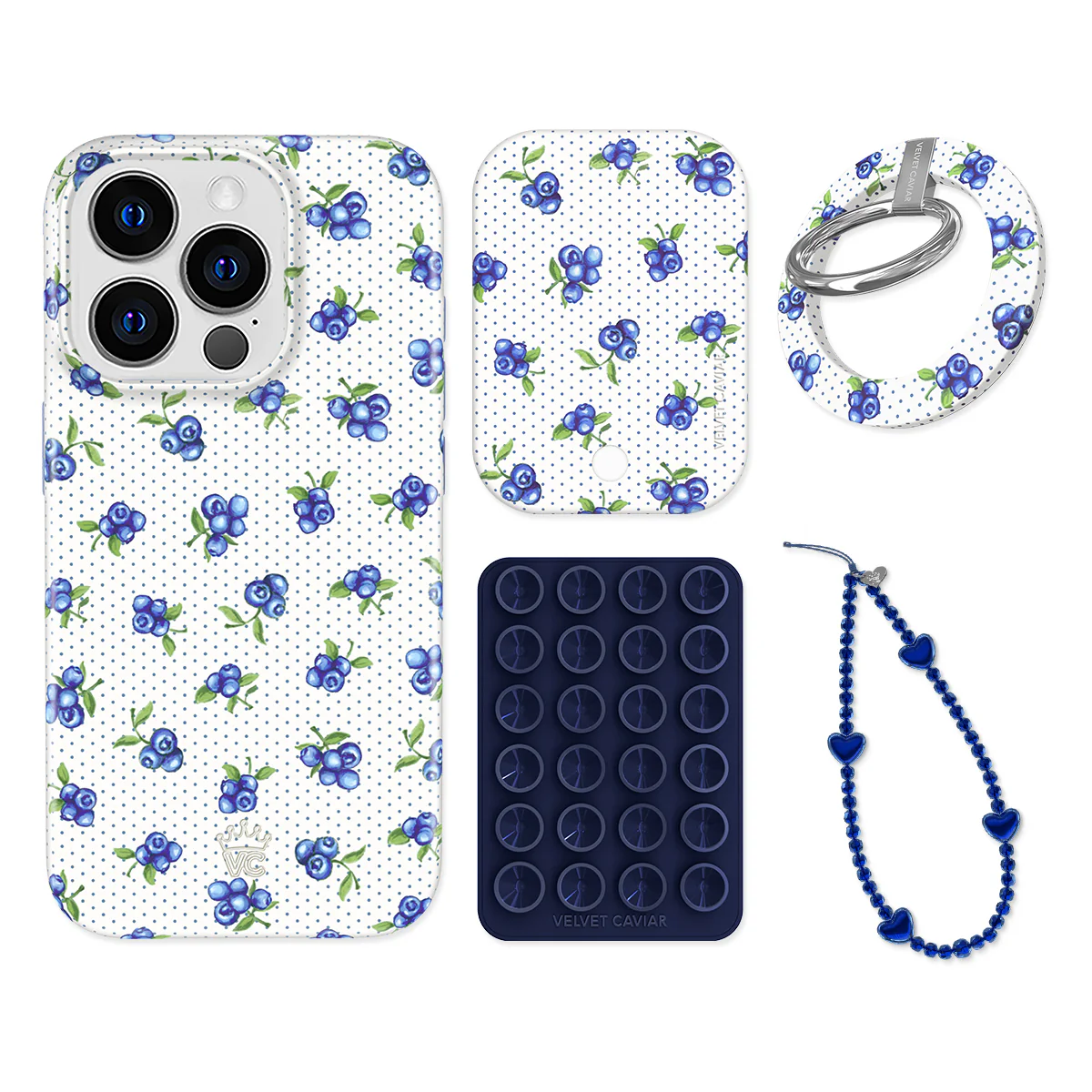 Blueberry Baby iPhone Bundle Set - Grip - Image 14