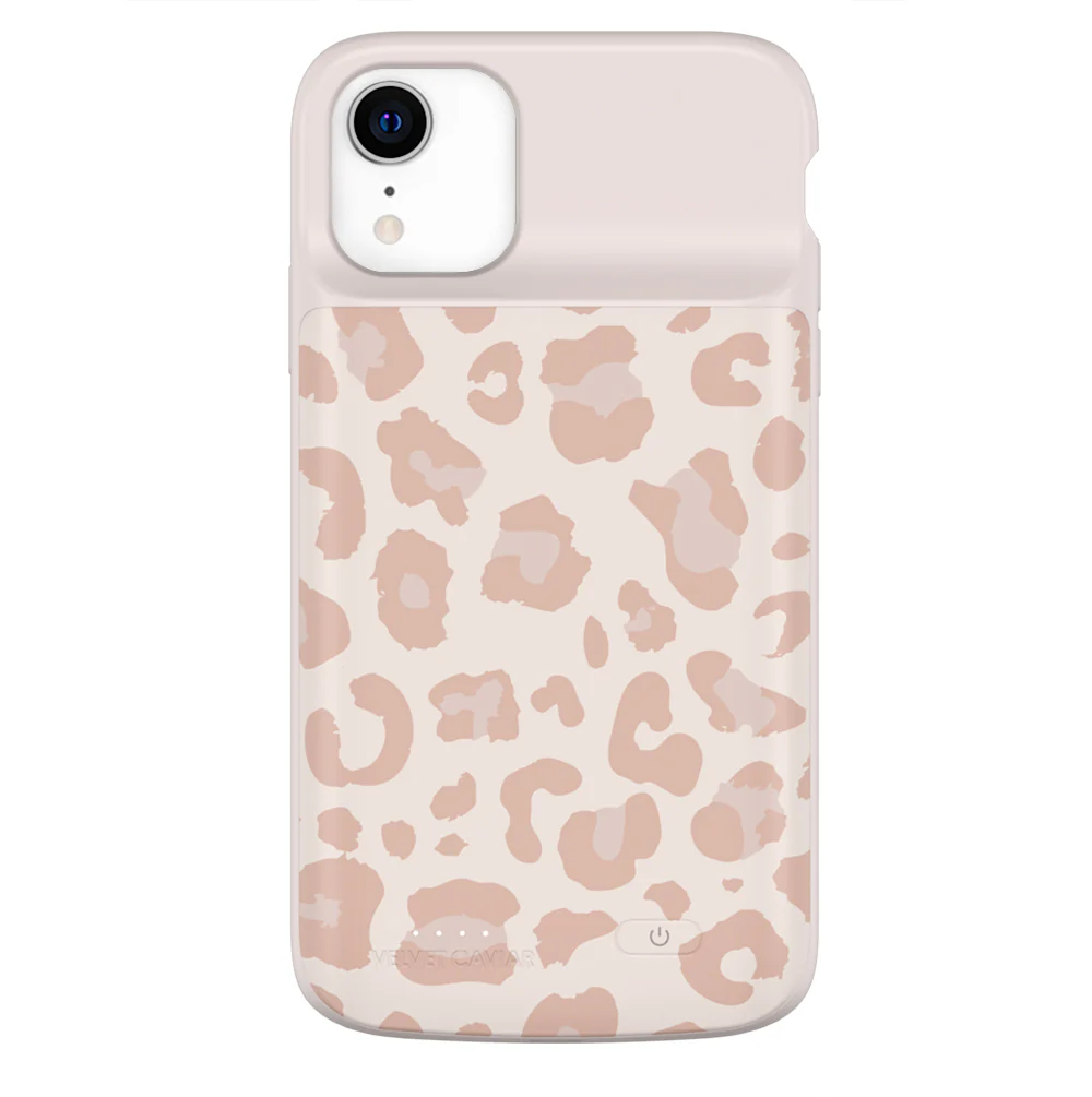 Blush Leopard iPhone Charging Case - Image 49