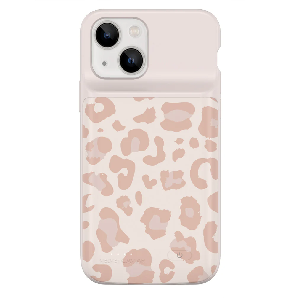 Blush Leopard iPhone Charging Case - Image 67