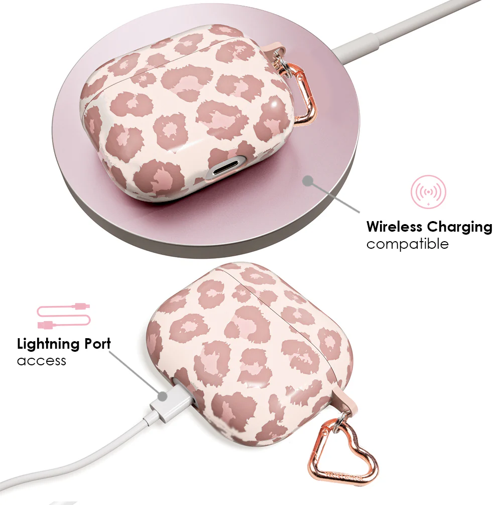 Blush Leopard AirPod Case - Image 13
