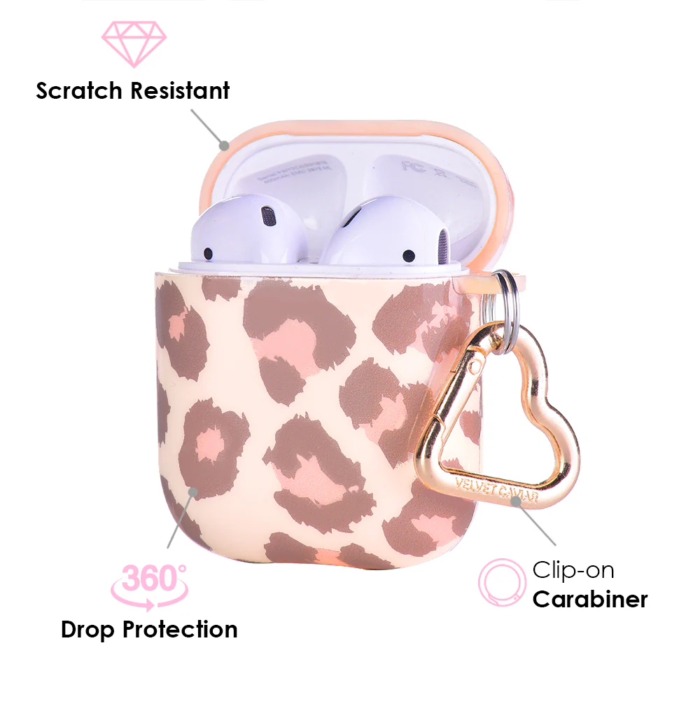 Blush Leopard AirPod Case - Image 3