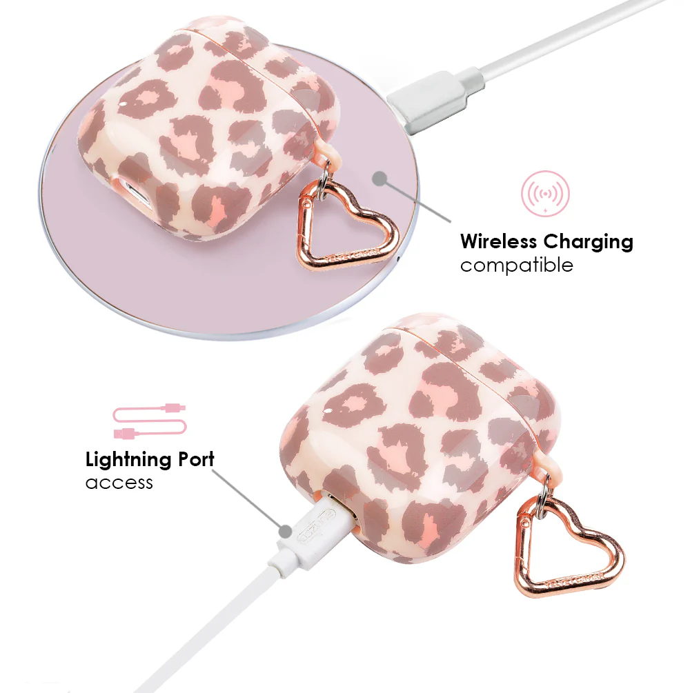 Blush Leopard AirPod Case - Image 4