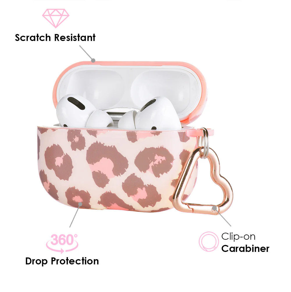 Blush Leopard AirPod Case - Image 8