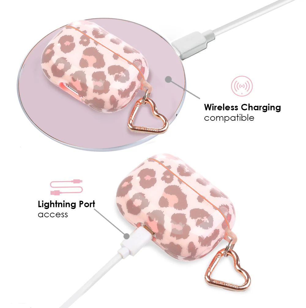 Blush Leopard AirPod Case - Image 9