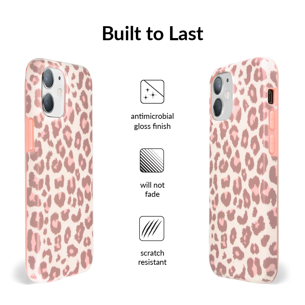Blush Leopard iPhone Case - Image 52