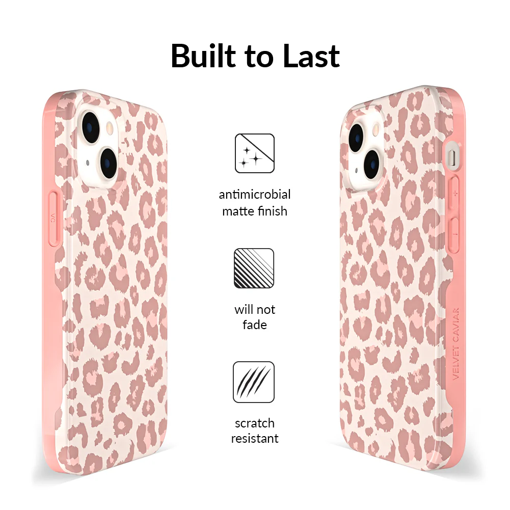 Blush Leopard iPhone Case - Image 82