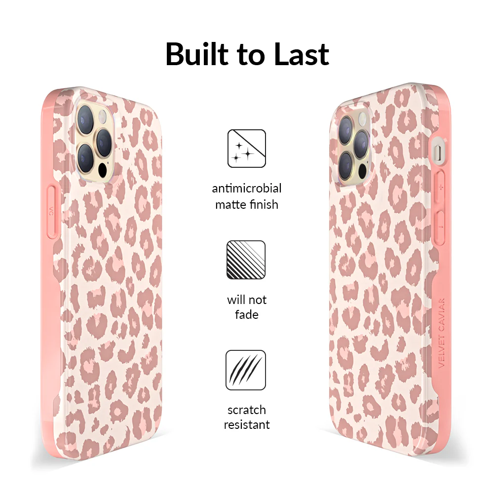 Blush Leopard iPhone Case - Image 88