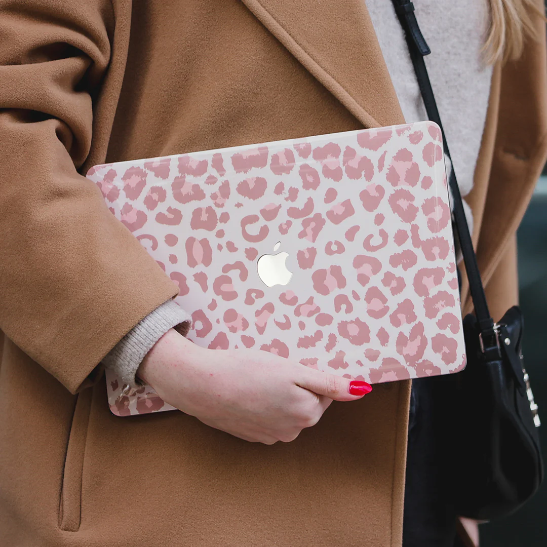 Blush Leopard MacBook Case - Image 2