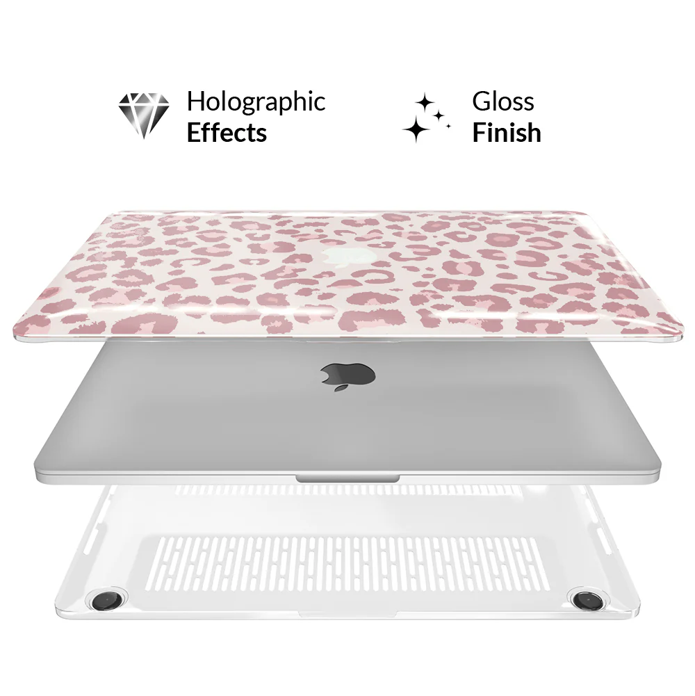 Blush Leopard MacBook Case - Image 3
