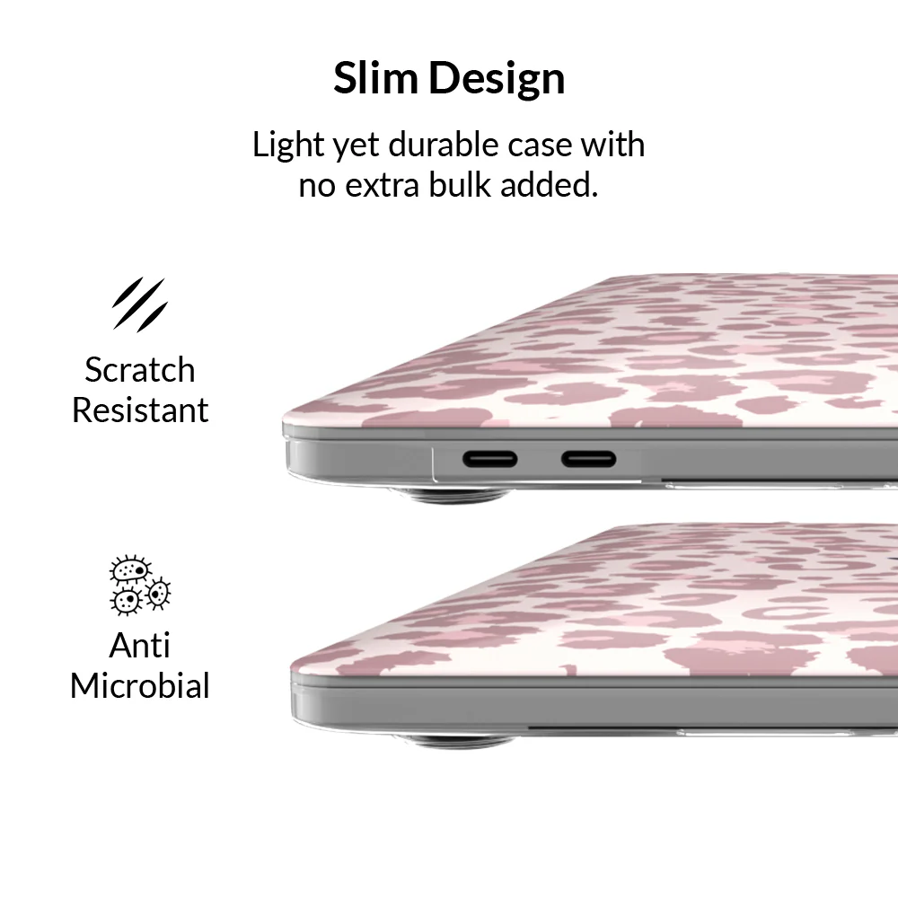 Blush Leopard MacBook Case - Image 5