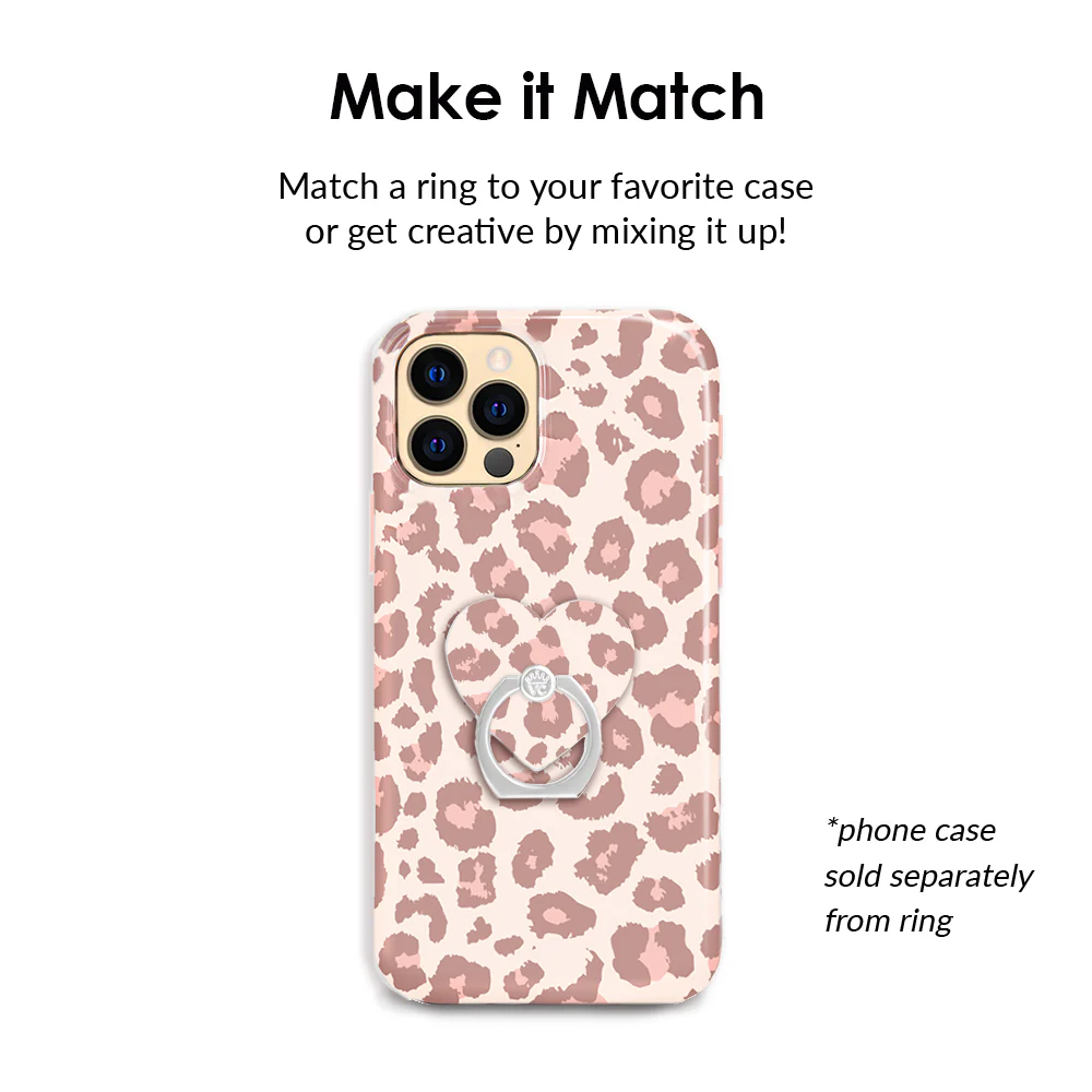 Blush Leopard Phone Ring - Image 3
