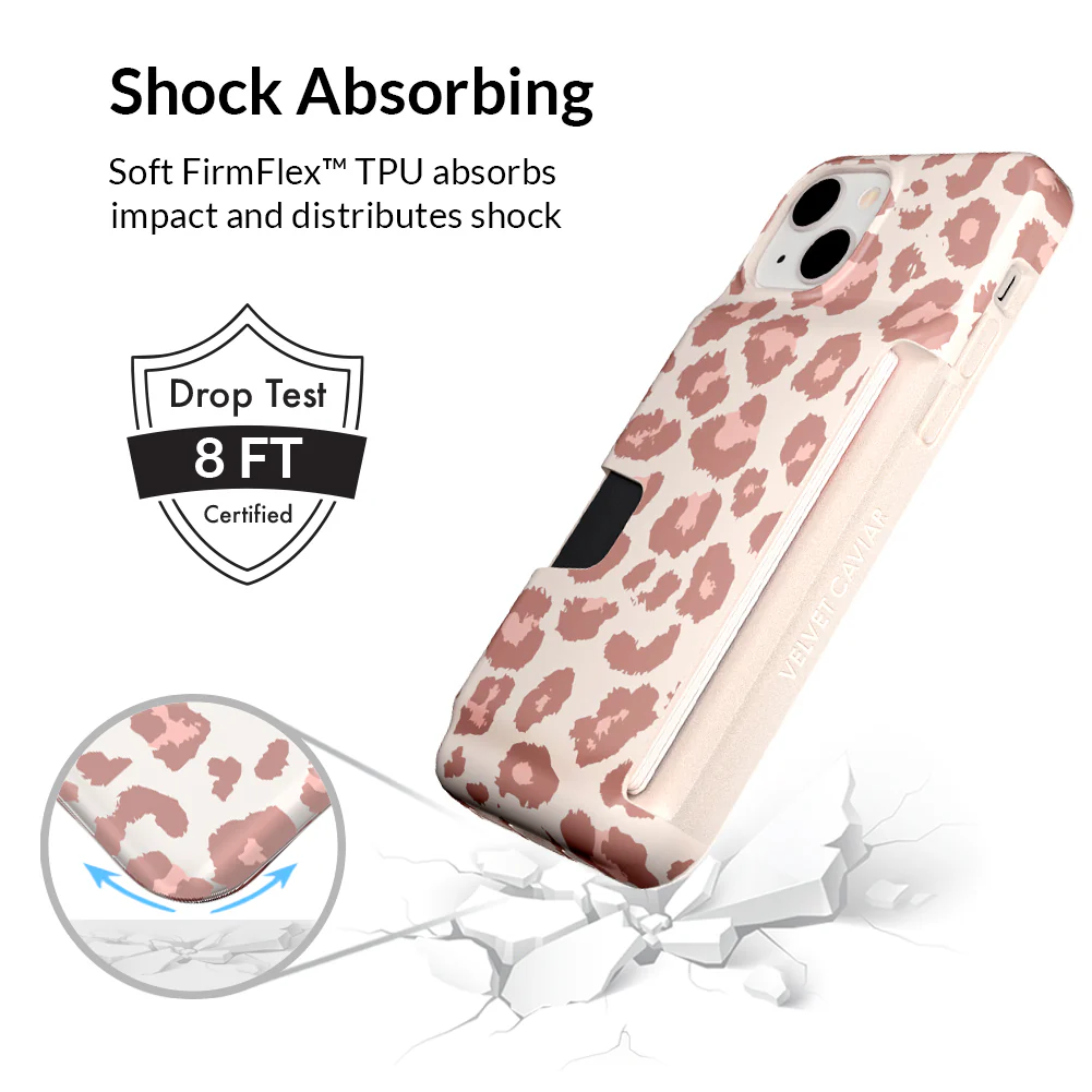 Blush Leopard iPhone Wallet Case - Image 110