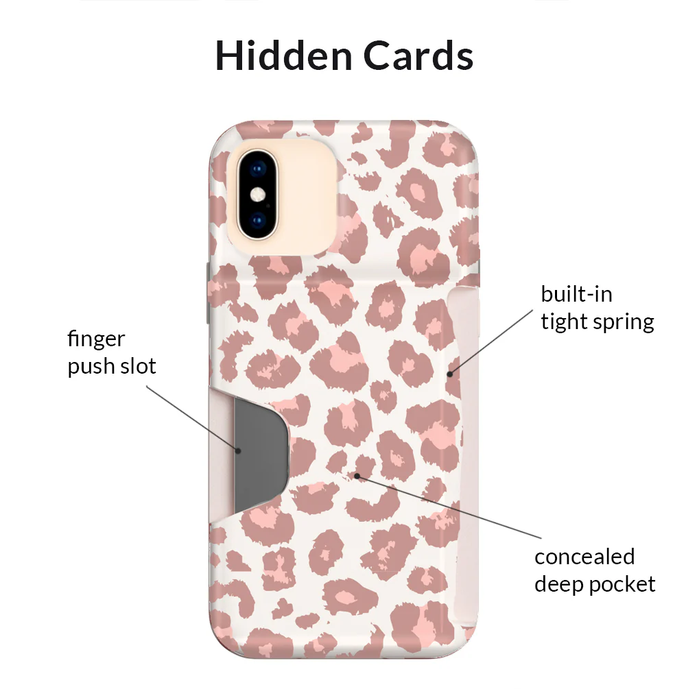Blush Leopard iPhone Wallet Case - Image 12