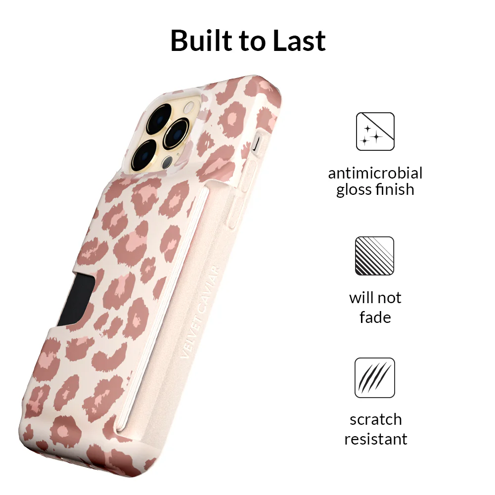 Blush Leopard iPhone Wallet Case - Image 120