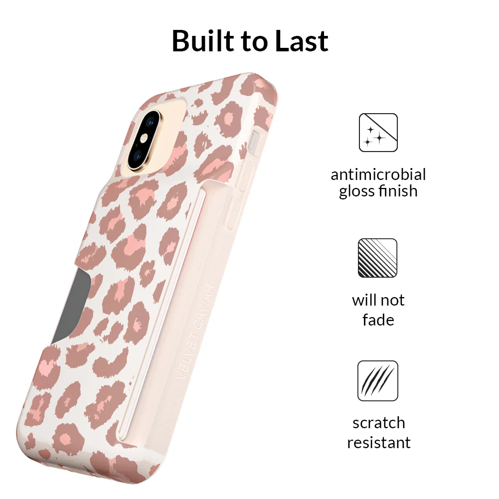 Blush Leopard iPhone Wallet Case - Image 16
