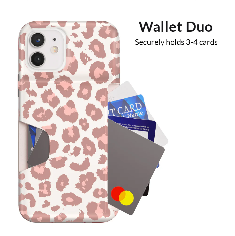 Blush Leopard iPhone Wallet Case - Image 19