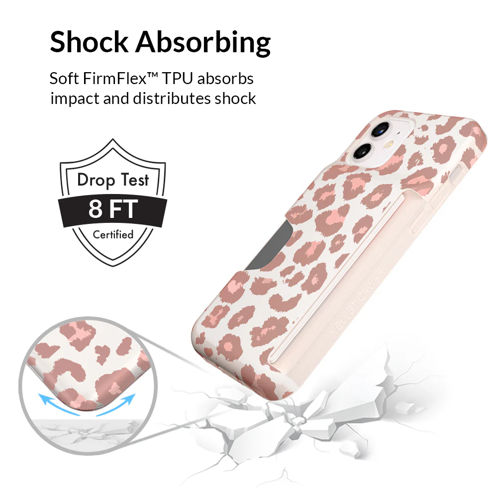 Blush Leopard iPhone Wallet Case - Image 22