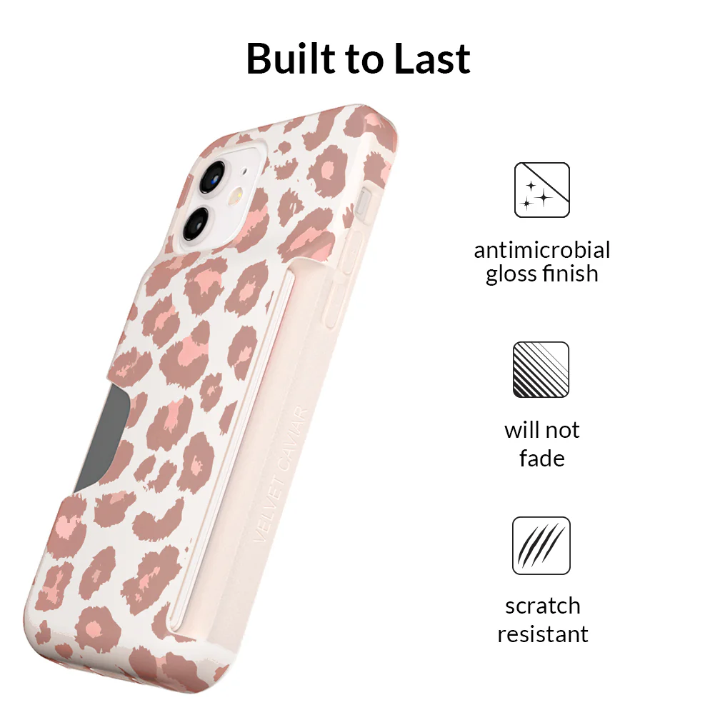 Blush Leopard iPhone Wallet Case - Image 24