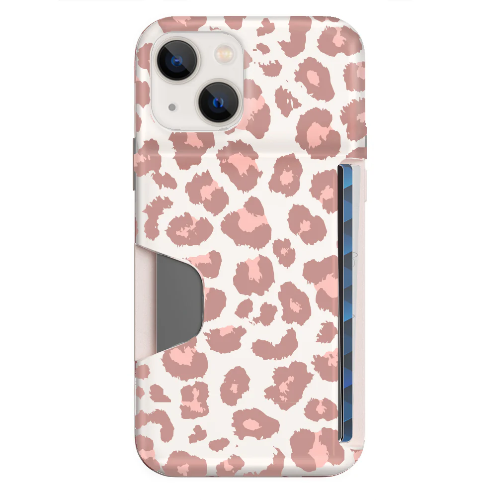 Blush Leopard iPhone Wallet Case - Image 25