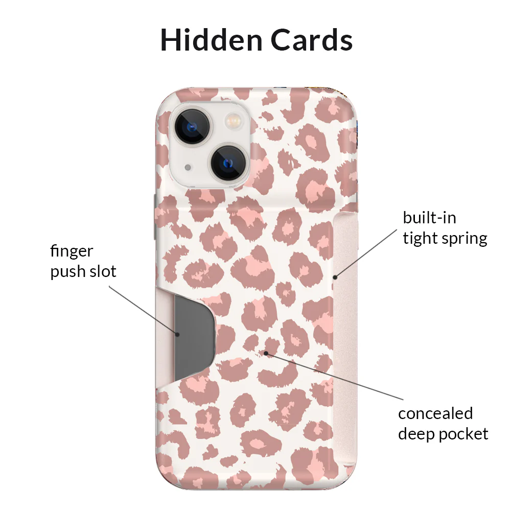 Blush Leopard iPhone Wallet Case - Image 29