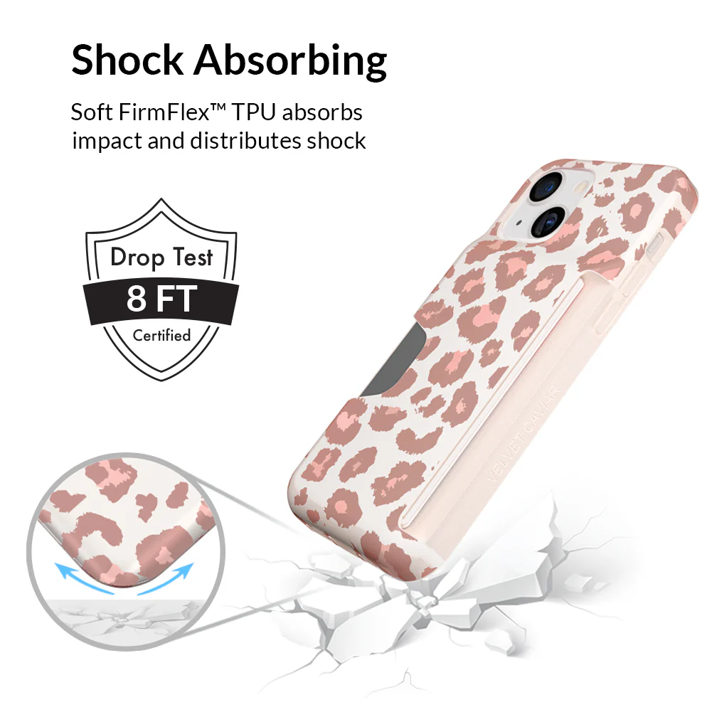 Blush Leopard iPhone Wallet Case - Image 30