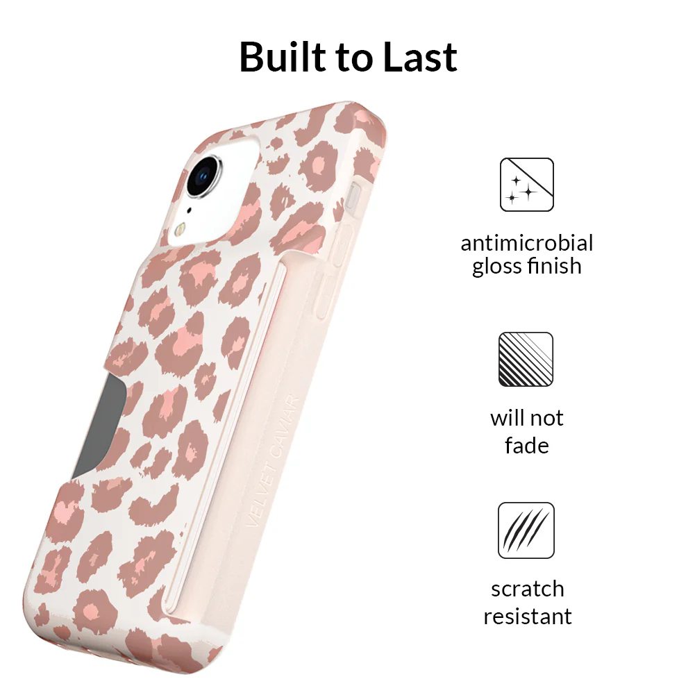 Blush Leopard iPhone Wallet Case - Image 72