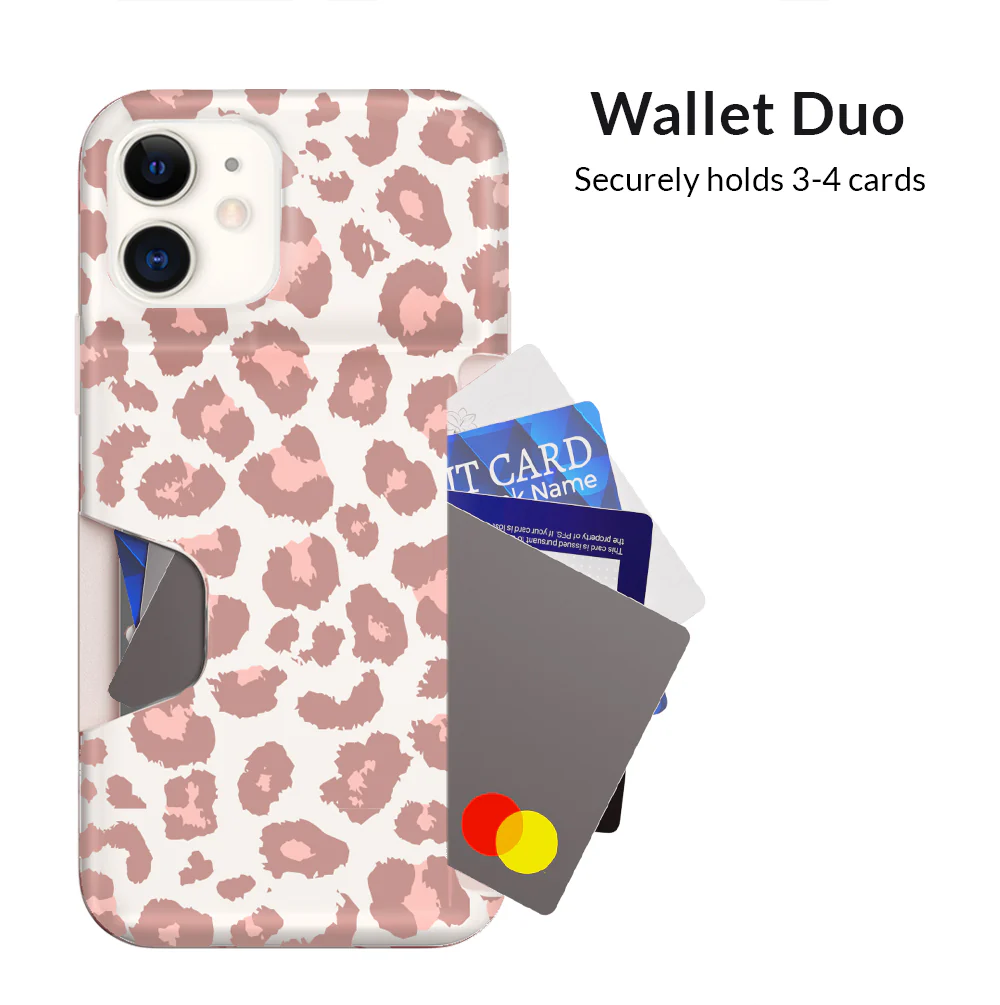 Blush Leopard iPhone Wallet Case - Image 75