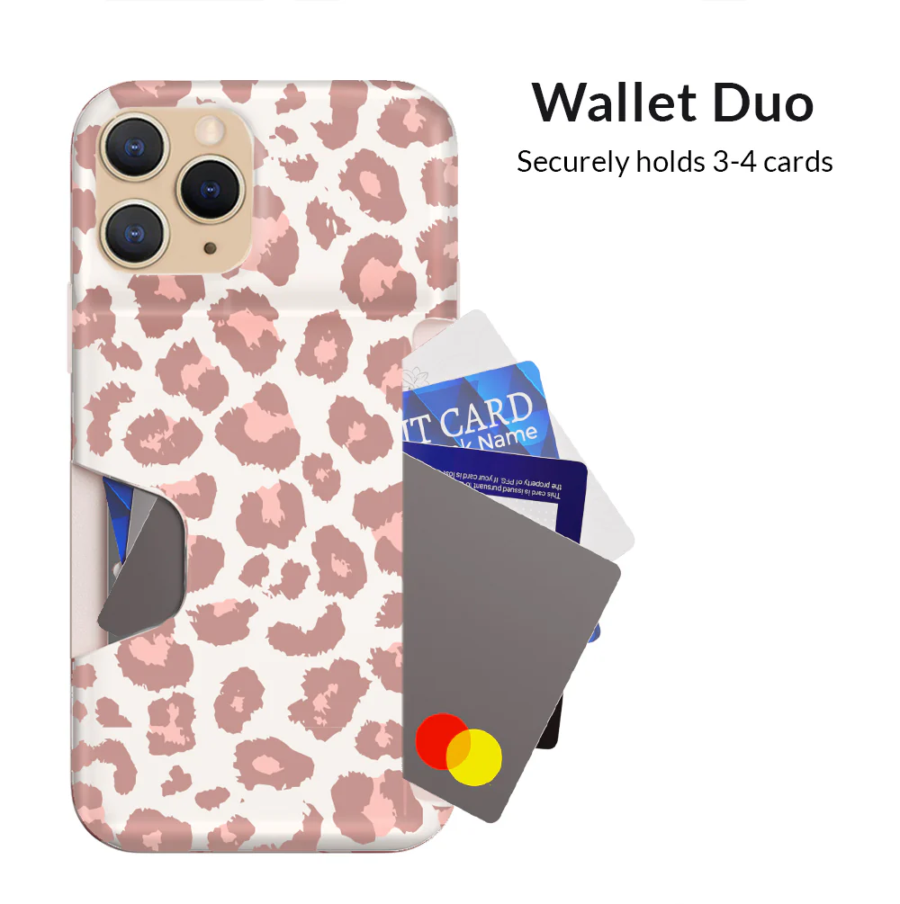 Blush Leopard iPhone Wallet Case - Image 83