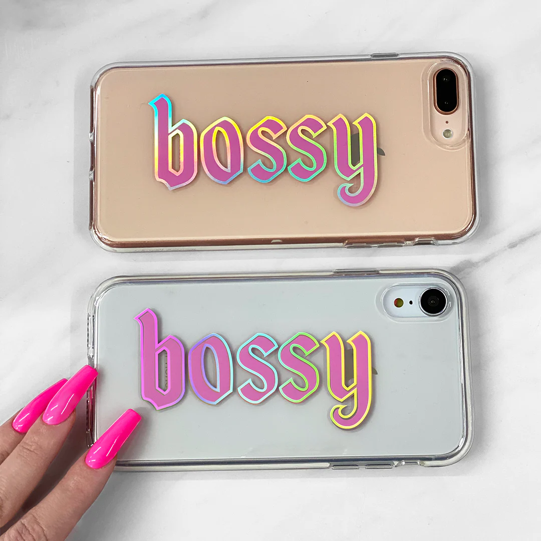 Bossy Clear iPhone Case - Image 14