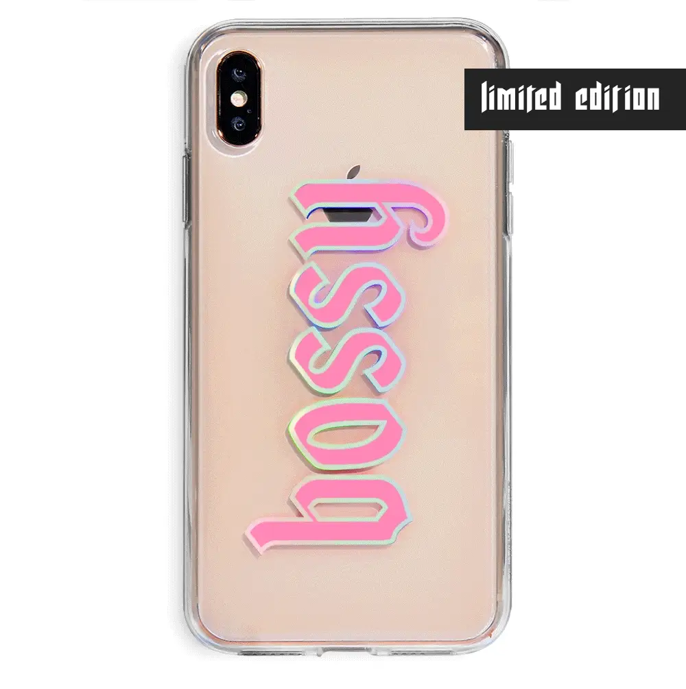 Bossy Clear iPhone Case - Image 19