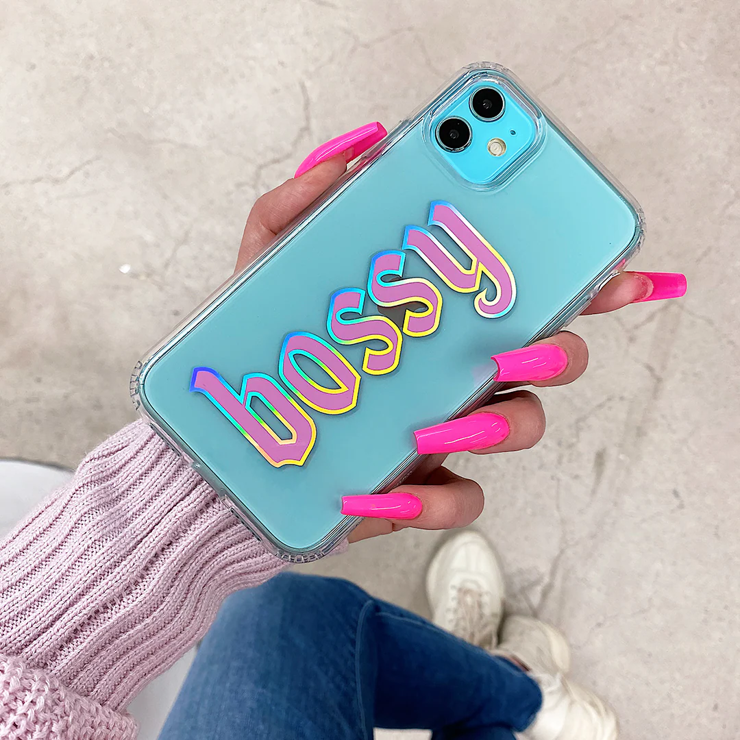 Bossy Clear iPhone Case - Image 2