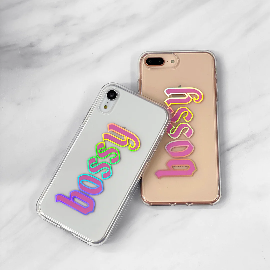 Bossy Clear iPhone Case - Image 26