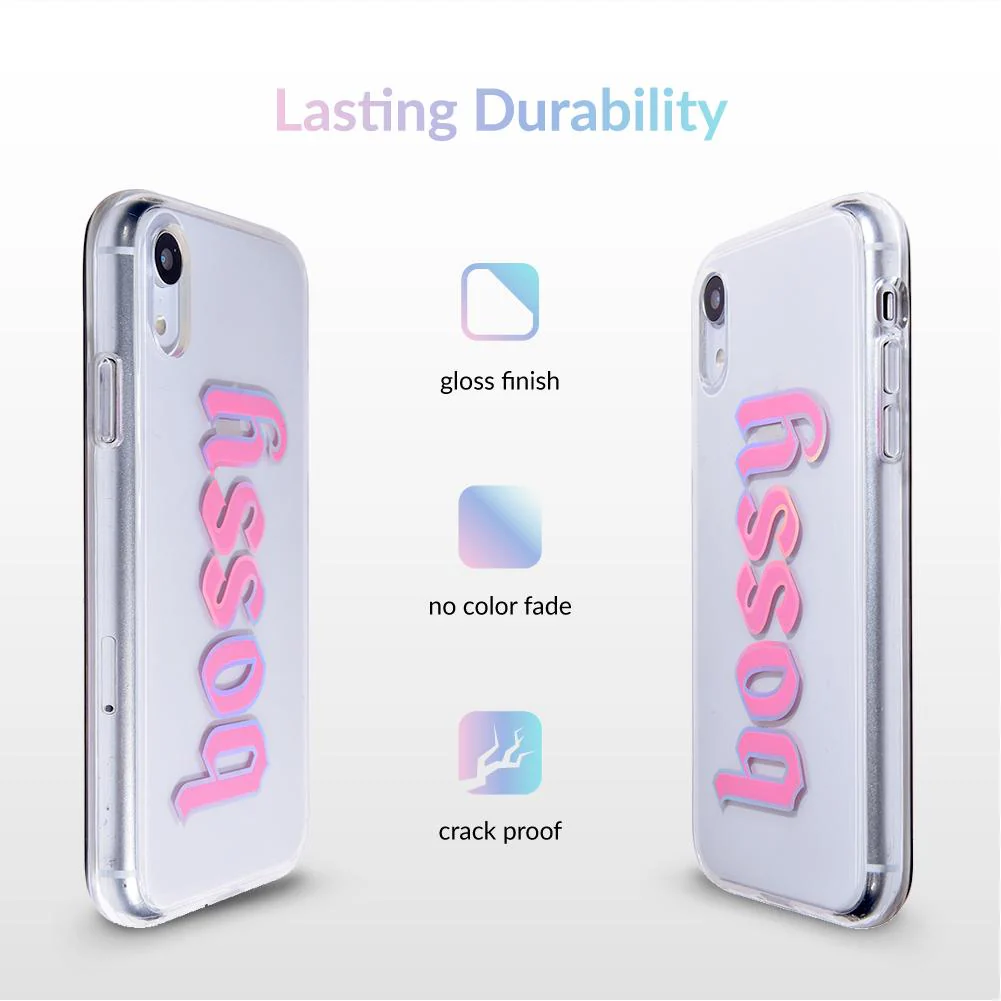 Bossy Clear iPhone Case - Image 29
