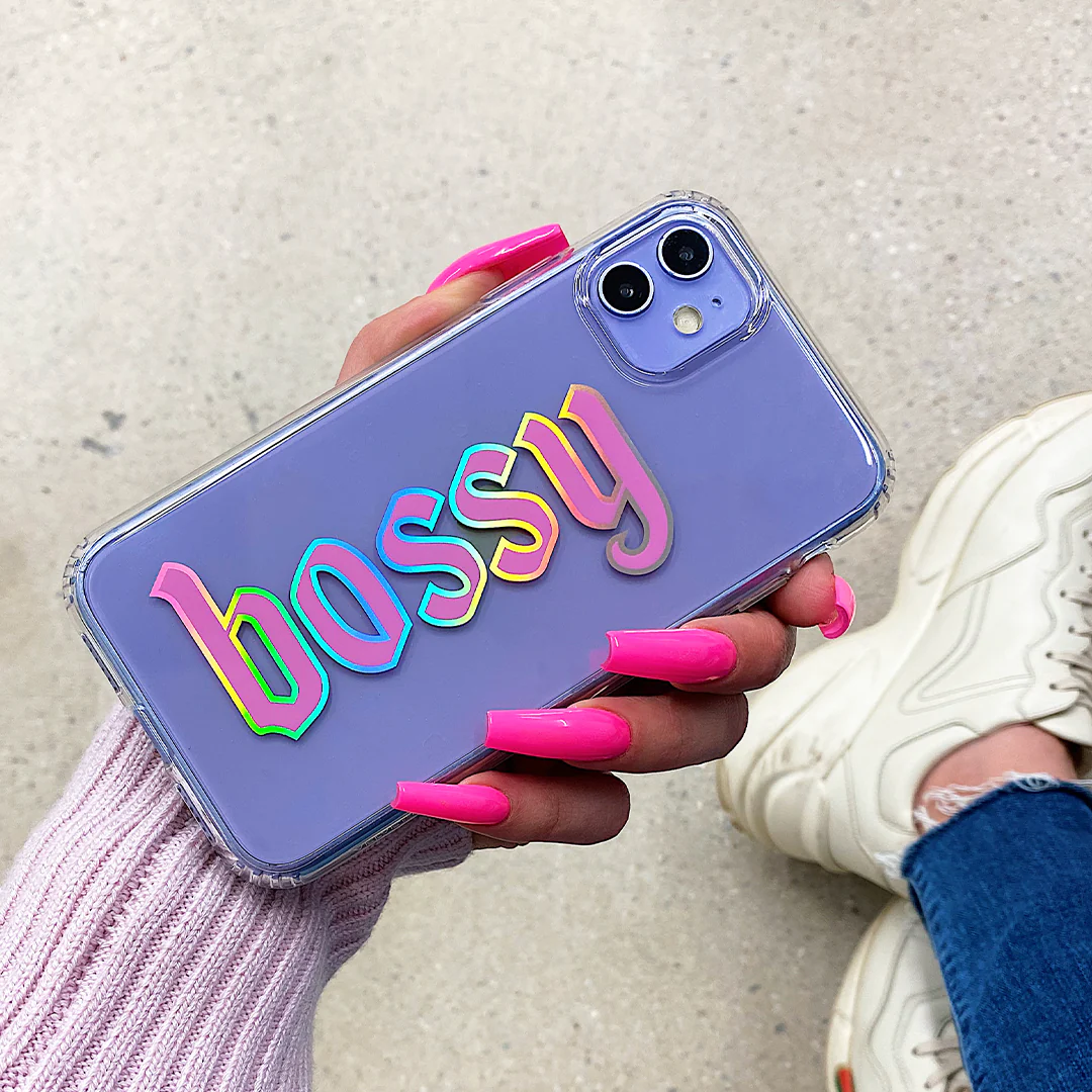 Bossy Clear iPhone Case - Image 32
