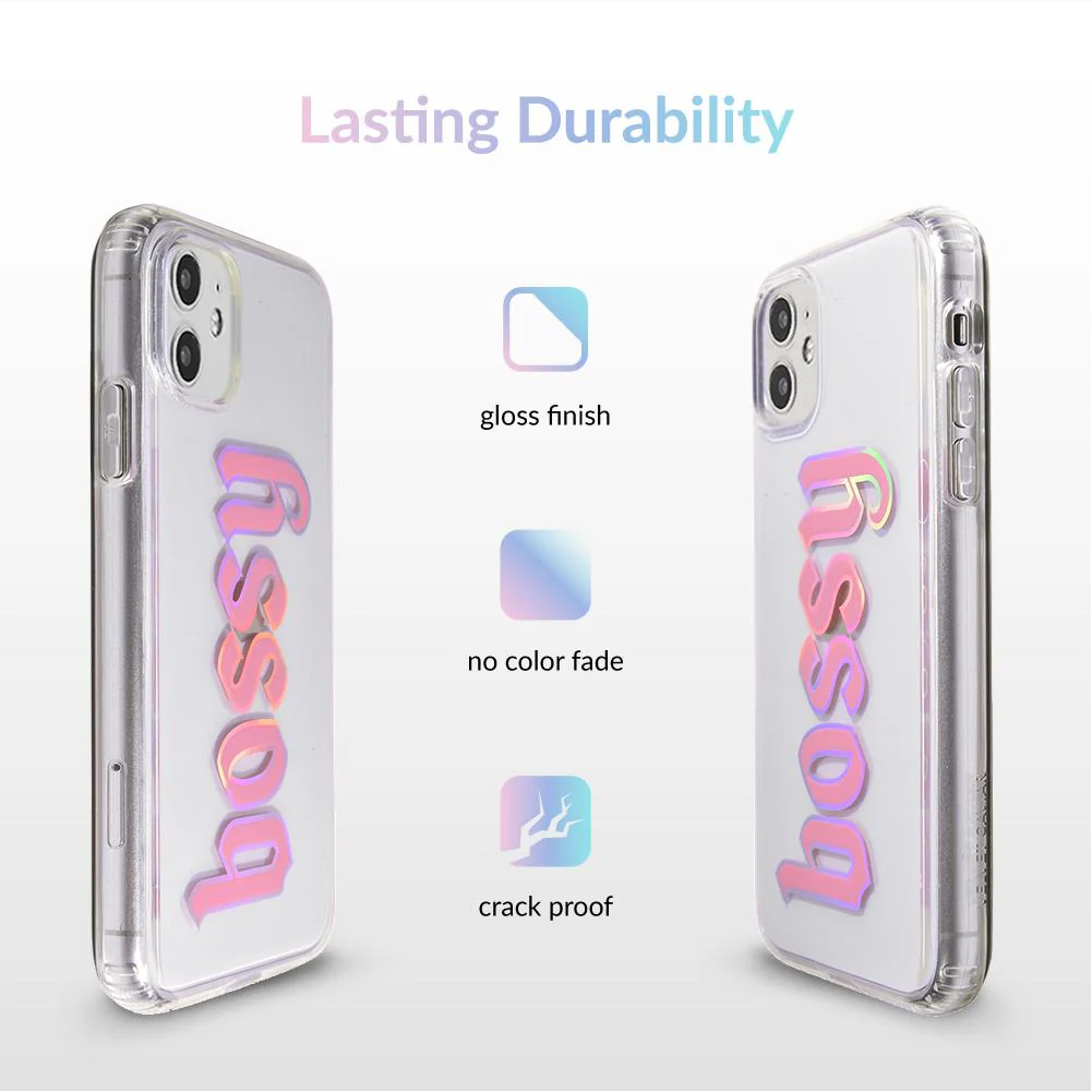 Bossy Clear iPhone Case - Image 35