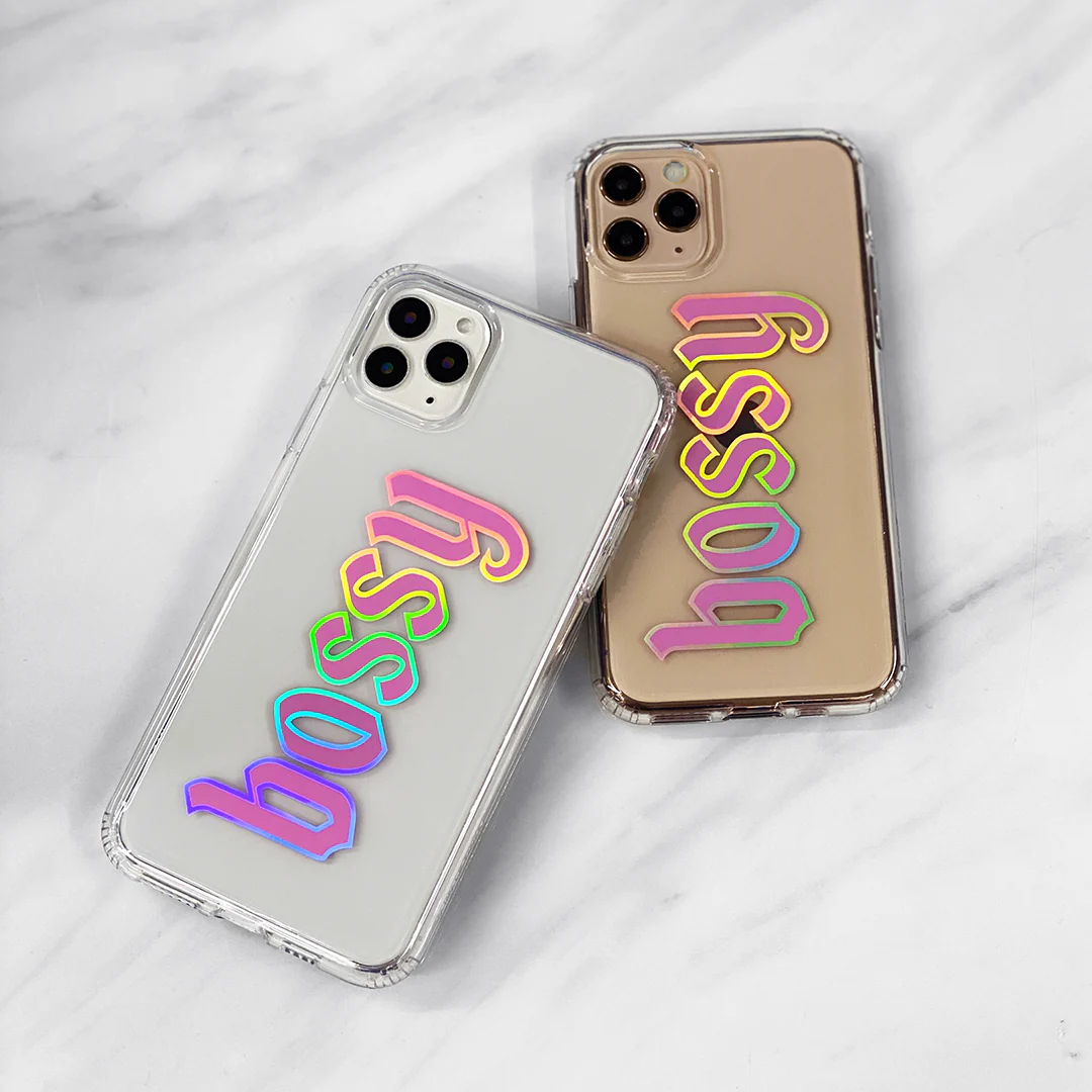 Bossy Clear iPhone Case - Image 44