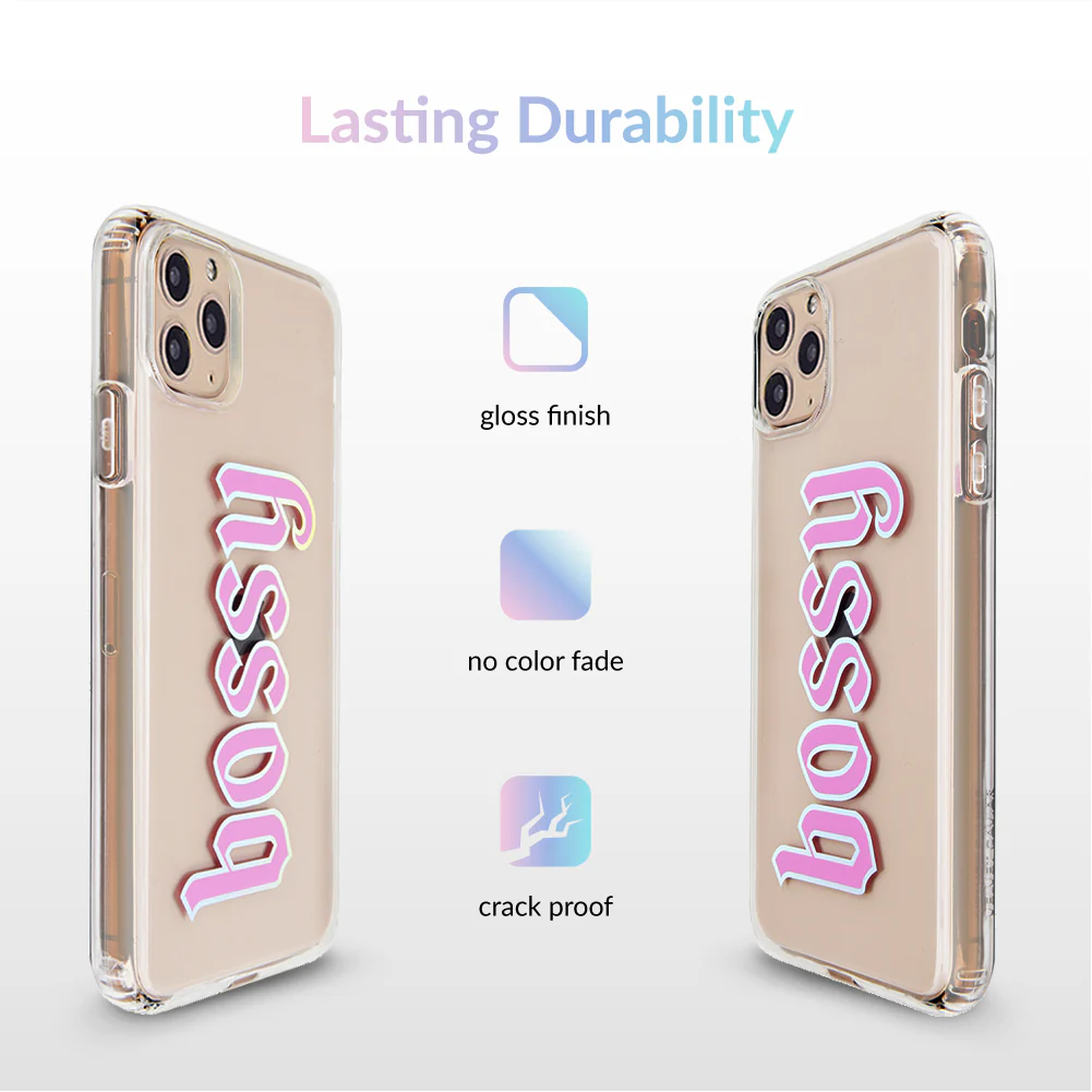 Bossy Clear iPhone Case - Image 47