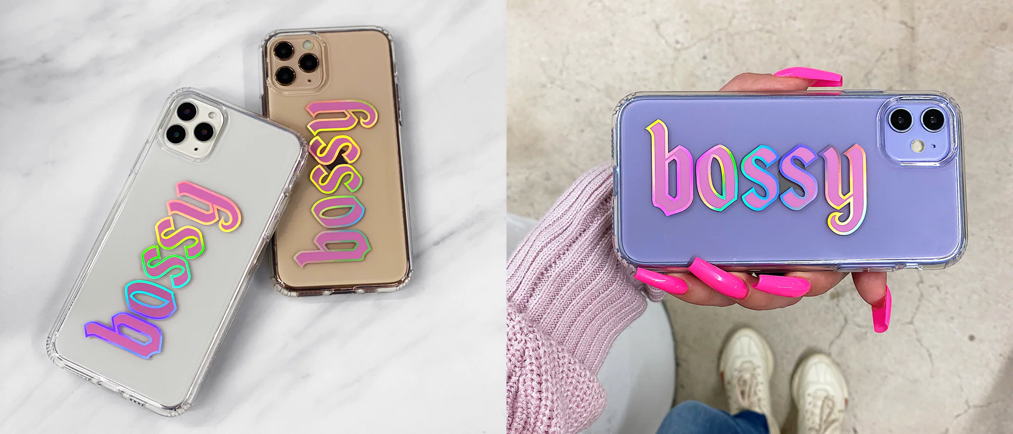 Bossy Clear iPhone Case - Image 52