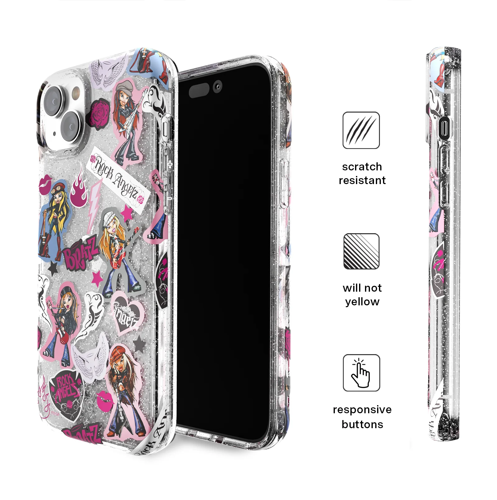 Bratz Rock Angelz Glitter iPhone Case - Image 36