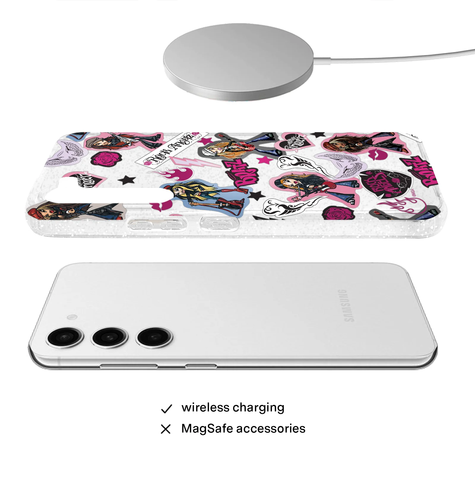 Bratz Rock Angelz Glitter Samsung Case - Image 4