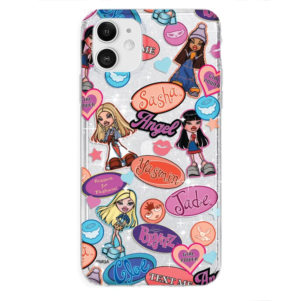 Bratz Pack Glitter iPhone Case - Image 73